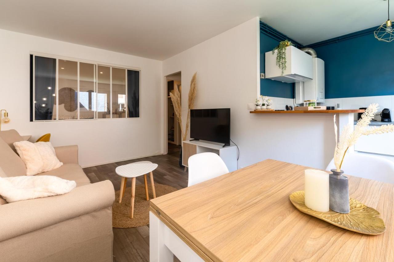 Hygge - Superbe Apt Renove Rouen Gare Avec Parking Privatif Apartment Bagian luar foto