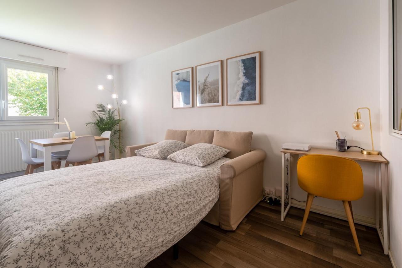 Hygge - Superbe Apt Renove Rouen Gare Avec Parking Privatif Apartment Bagian luar foto